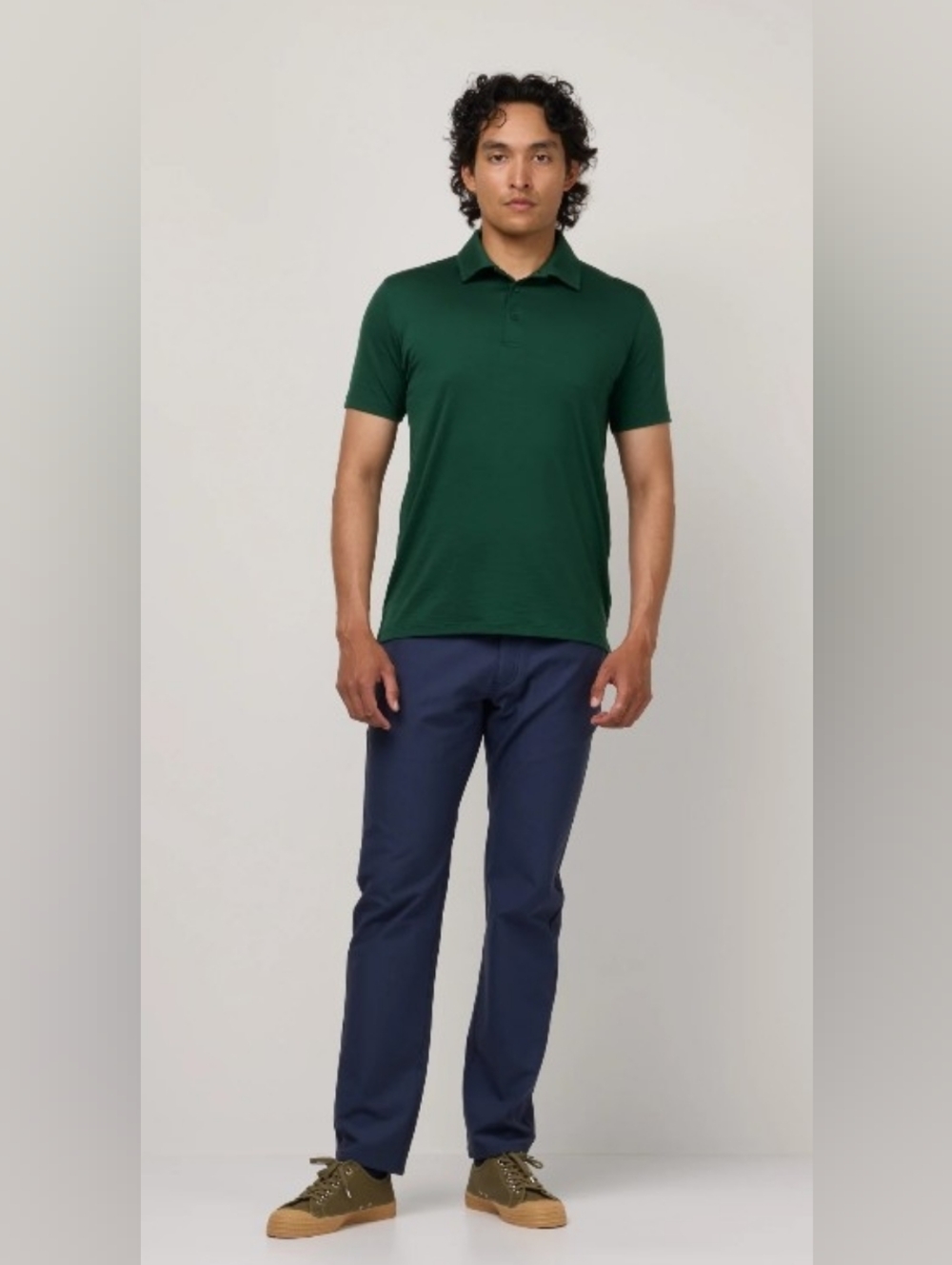 Wool & Prince Preppy Academia Casual Sporty Layer Signature Polo Shirt XXL